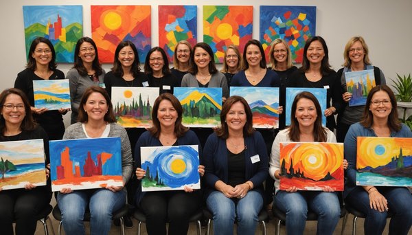 De l'idée à la toile : un team building peinture pour renforcer votre esprit d'équipe